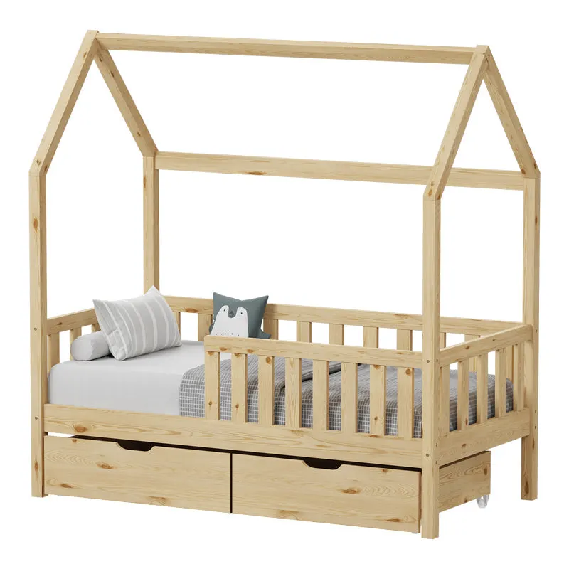 Pat pentru copii Bendina Montessori type, 90x190 cm - Natural