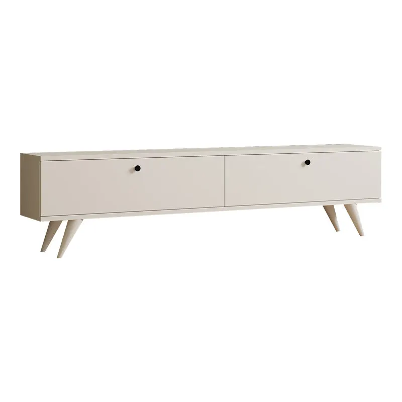 Dulap TV, alb elegant, 160x25x40 cm - Alb