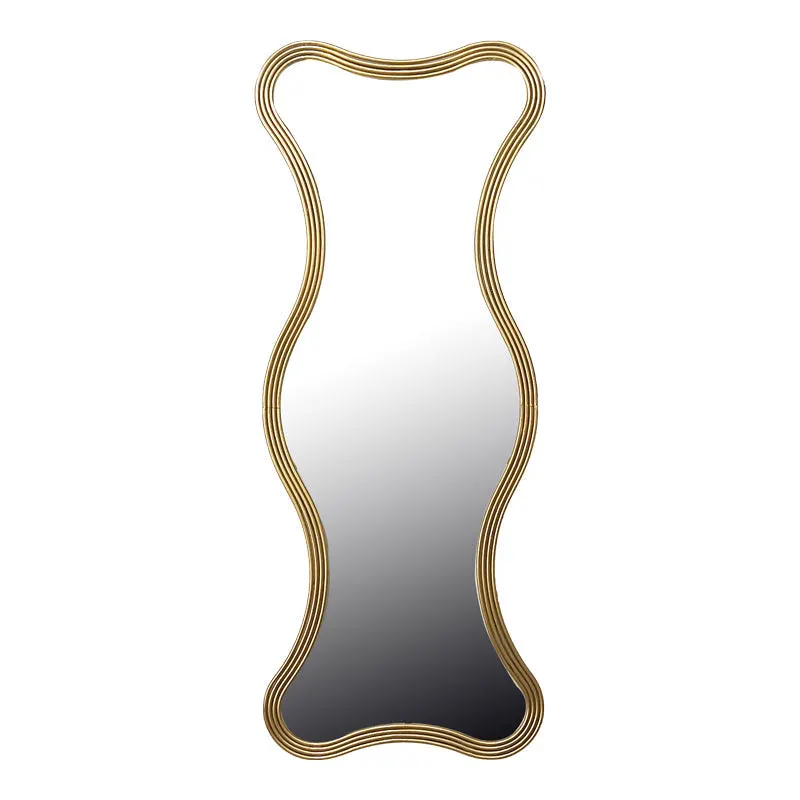 Oglinda decorativa Boulen, Lemn, auriu, 51x126 cm - Auriu