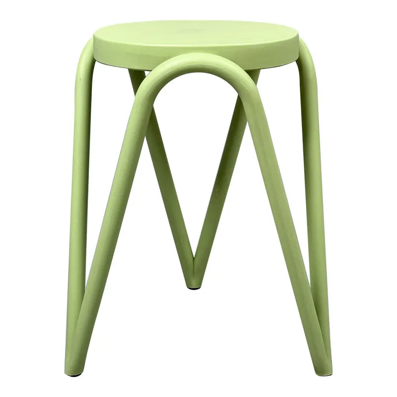 Taburet ergonomic Serzona, Mint, Polipropilena, Verde, 27x45 cm - Verde