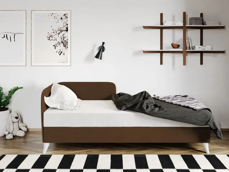 Divan / Pat o persoana tapitat Maro Soft Fix — imaginea 3