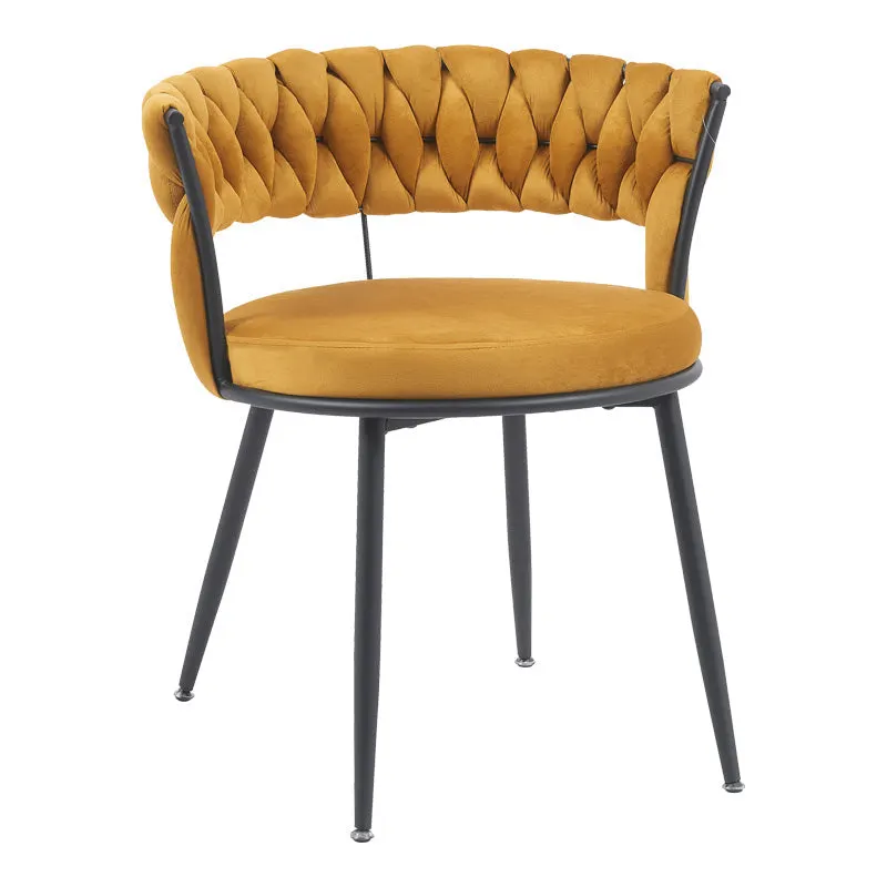 Scaun Alkia, Galben, 60x57x68 cm - Galben
