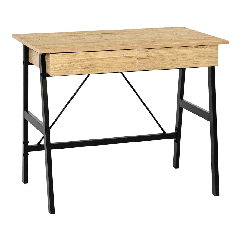 Birou cu sertare Lione, Stejar, 90x50x75 cm - Stejar