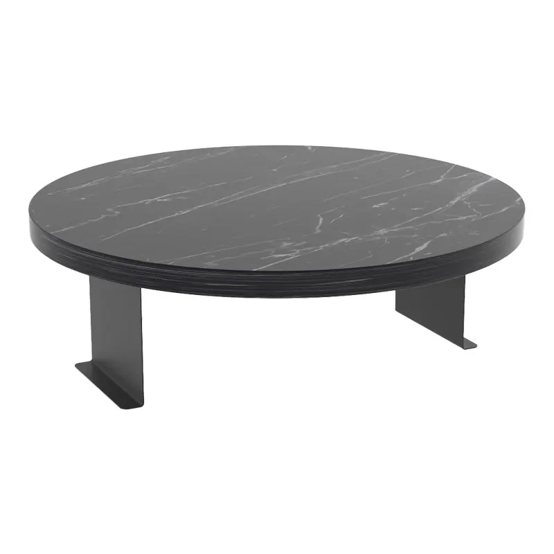 Masa laterala Linea, Negru, 35x35x5 cm - Negru