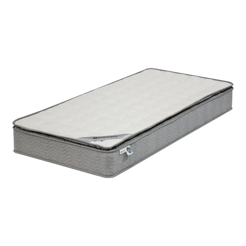 Saltea Perfecto cu arcuri continue pe o singura parte, cu strat superior de 18-20cm, Alb, 90x190 cm - Alb