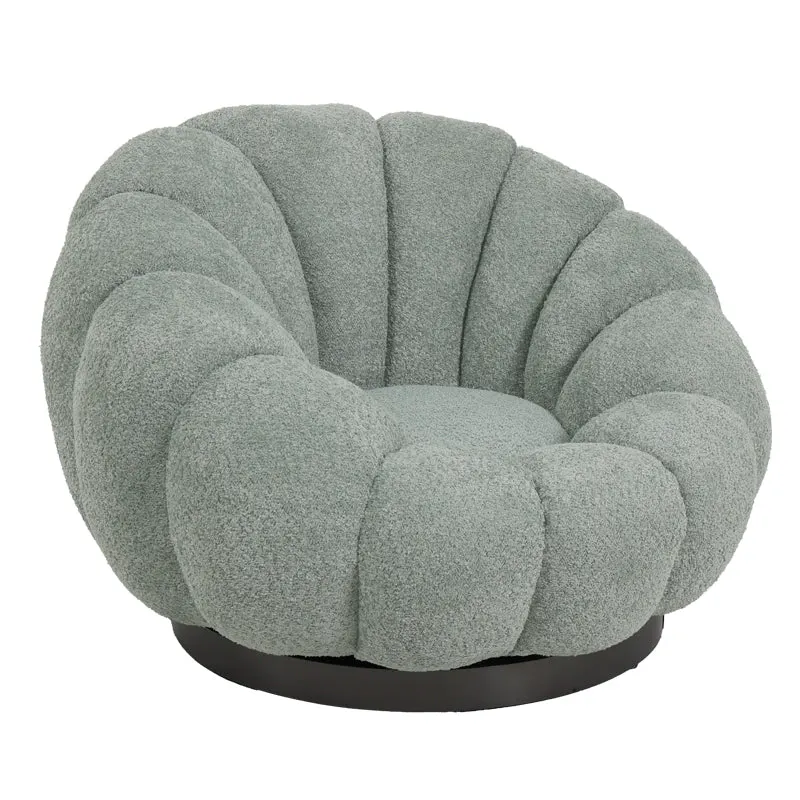 Fotoliu cu brate pivotant Nester a, verde deschis, 98x97x69 cm - Verde