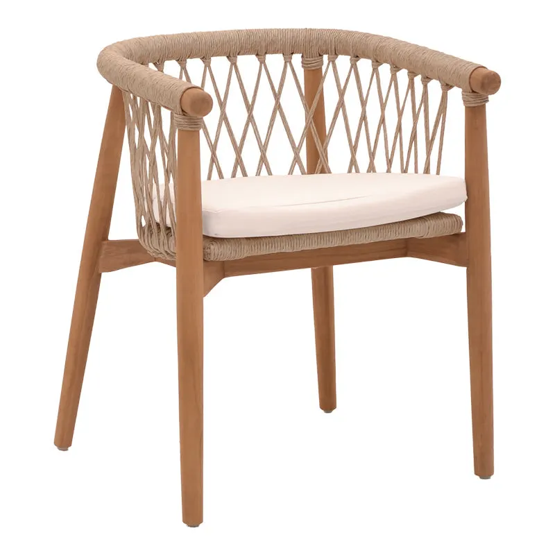 Fotoliu de gradina Abby Boho, Natural, 60x58x78 cm - Natur