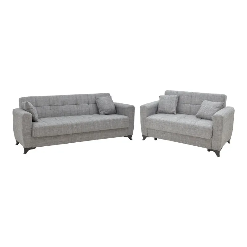Set sufragerie 2 piese Modesto din stofa de Gri, 85x215 cm - Gri
