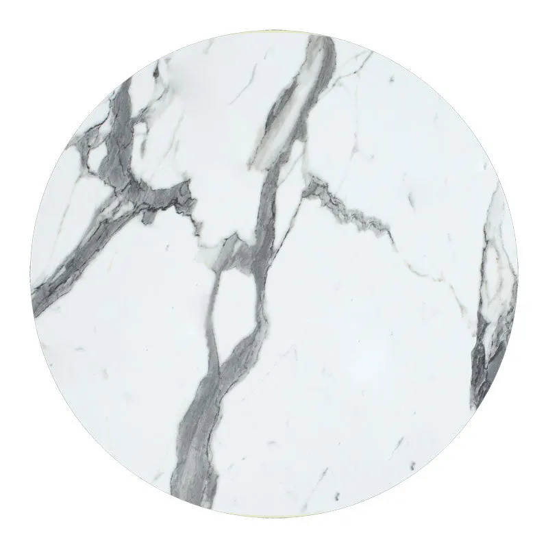 Blat masa Melody, marmura alba 12mm grosime, 70x70 cm - Alb