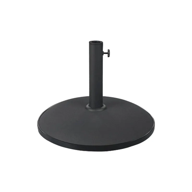 Suport umbrela de gradina Elfie, Gri, 50x50x50 cm - Negru