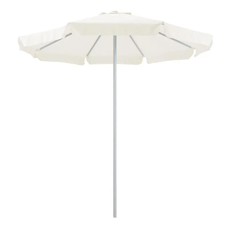 Umbrela profesionala Nagida dintr-o singura bucata aluminiu D2m, Crem, 230x230x235 cm - Bej