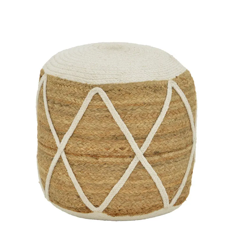 Taburet Maroc Boho, Natural, 40x40x45 cm - Natur