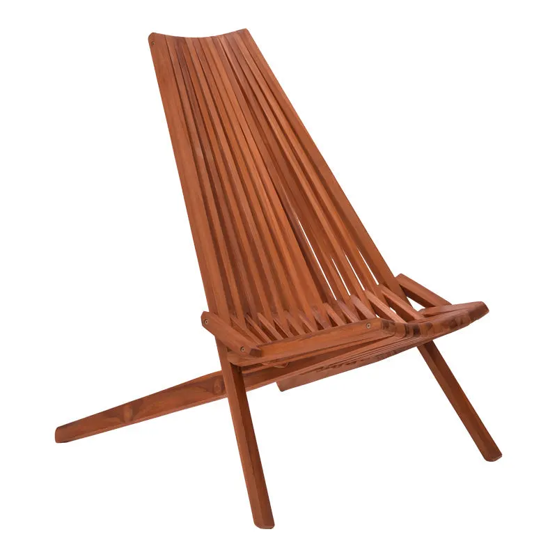 Sezlong de gradina Chaise Boho, Natural, 101x63x80 cm - Natur