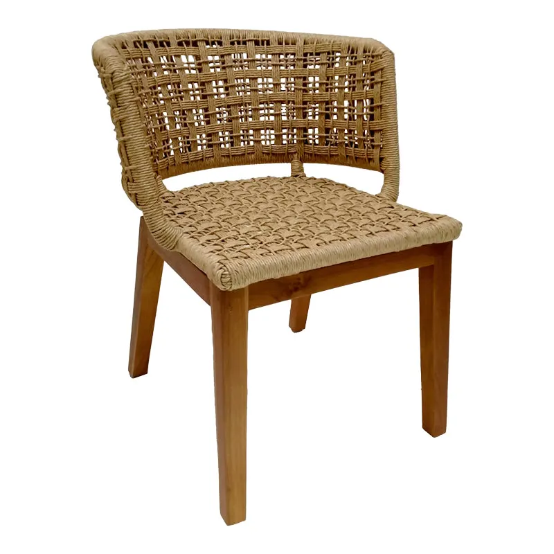 Scaun fotoliu de gradina Milou Boho, Natural, 59x65x73 cm - Natur