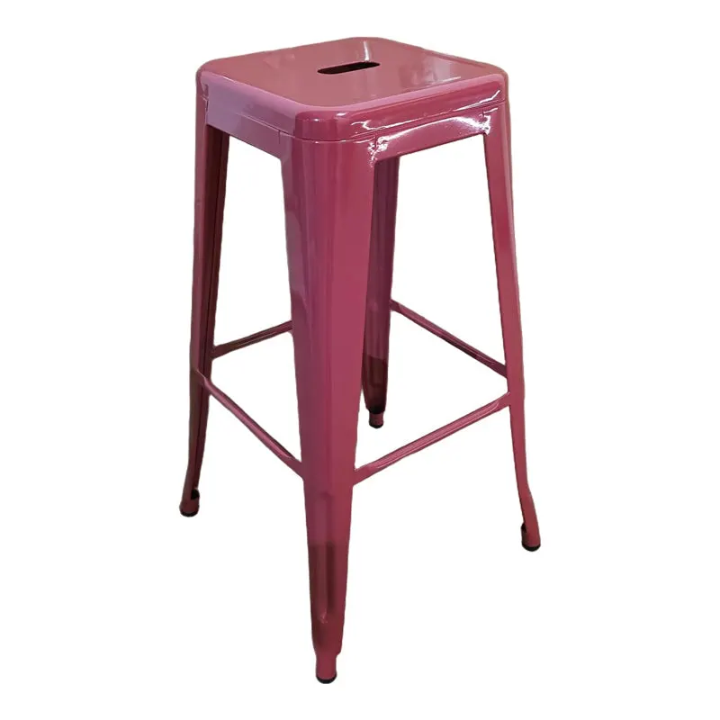 Scaun de bar Utopia metal, Diverse culori, 42x42x76 cm - Teracota