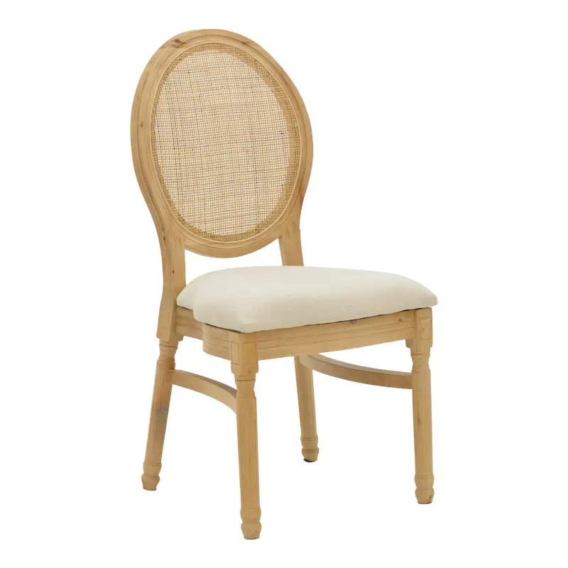 Scaun Canco Natural-ratan, Natural, 50x55x98 cm - Natur