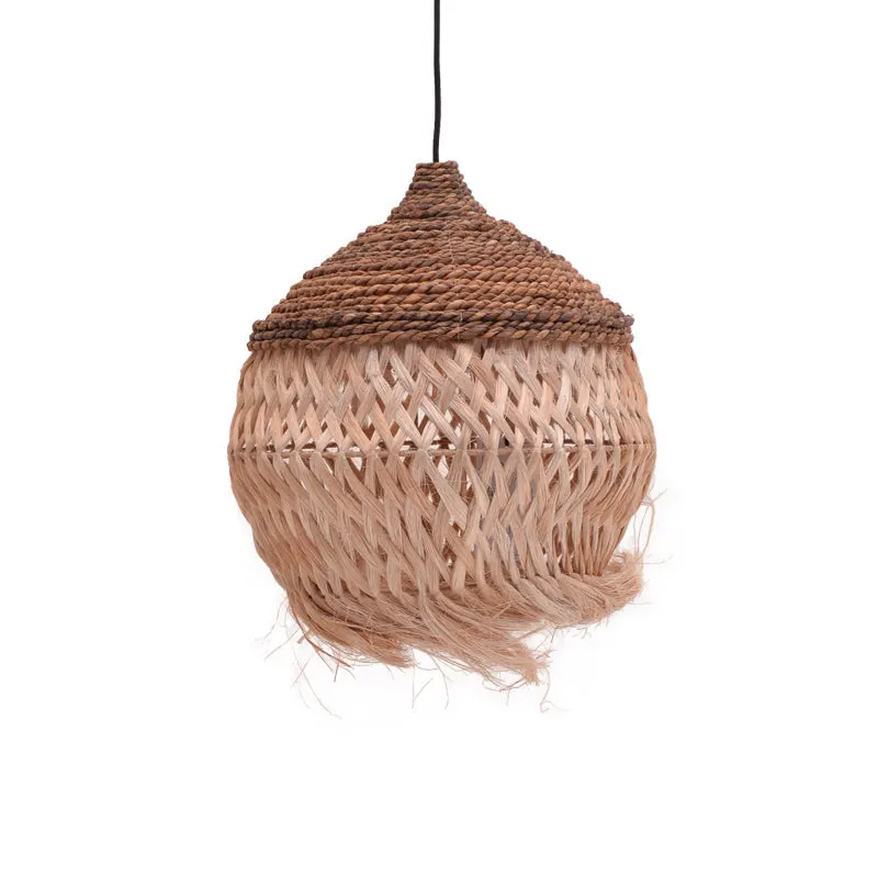 Lustra Fiorine abaca, Natural, 55x55x70 cm - Natur