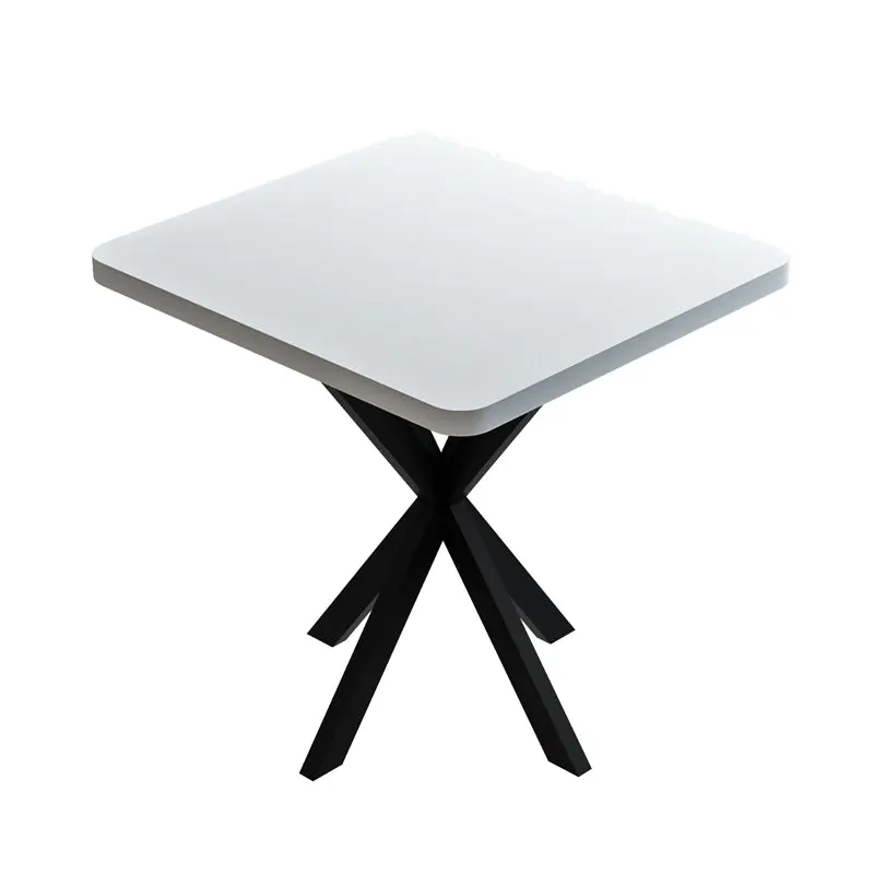 Masa Prestone melamina, alb, 70x70x75 cm - Alb