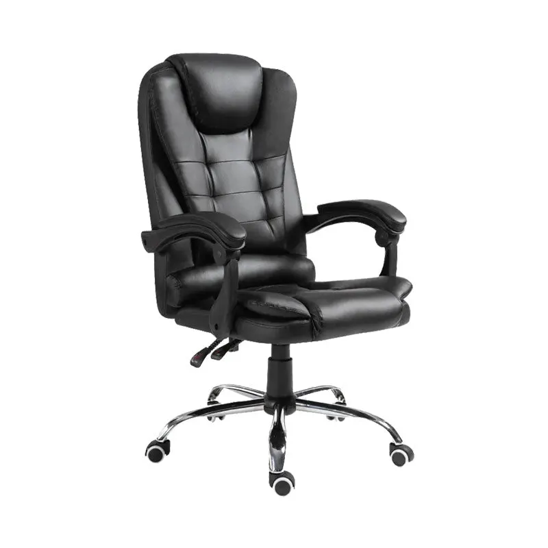 Scaun birou manager Benett negru pu, 62x48x110 cm - Negru