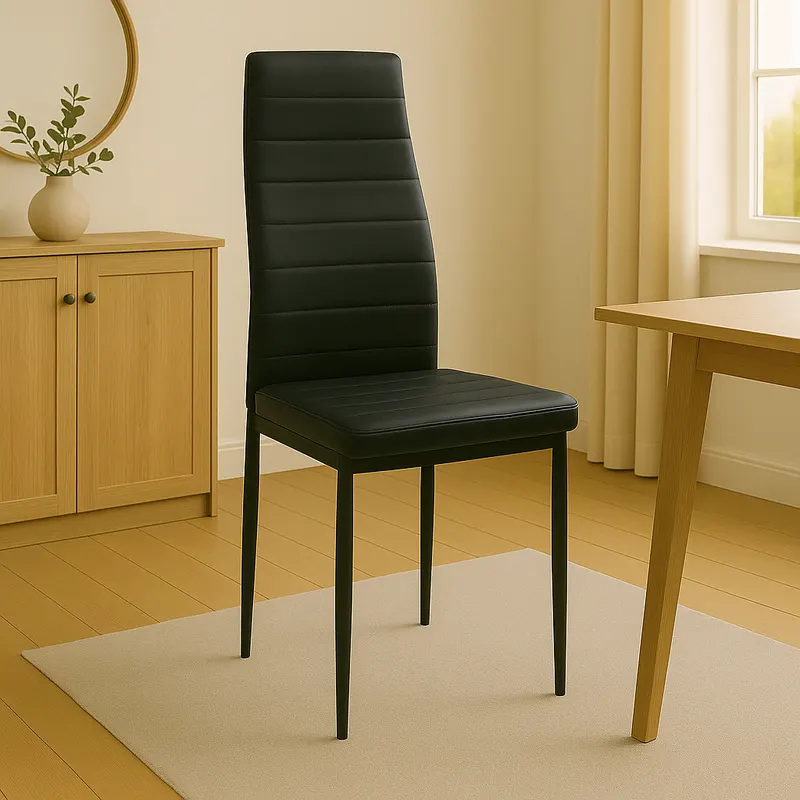 Scaun Parker, gri inchis, 42x48x98 cm - Gri