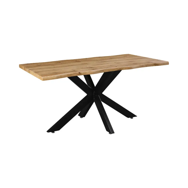 Masa Gilman MDFSonoma, neagra, 150x90x75 cm - Stejar