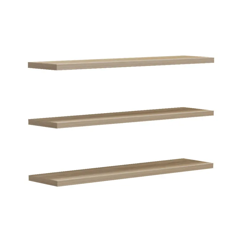Set 3 rafturi de perete Divar, Diverse culori, 60x14 cm - Stejar