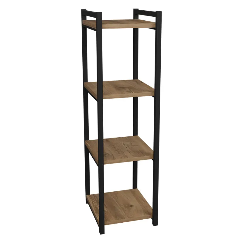 Raft bucatarie Harvey, natural - negru, 33x28x100 cm - Natur