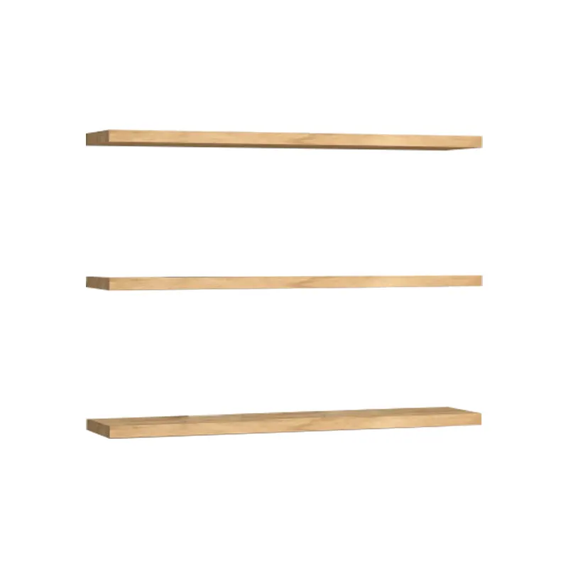 Set 3 rafturi de perete Edna, Melamina, 60x14 cm - Natur