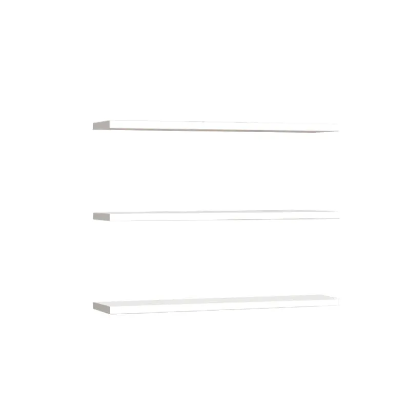 Set 3 rafturi de perete Edna, Melamina, 60x14 cm - Alb