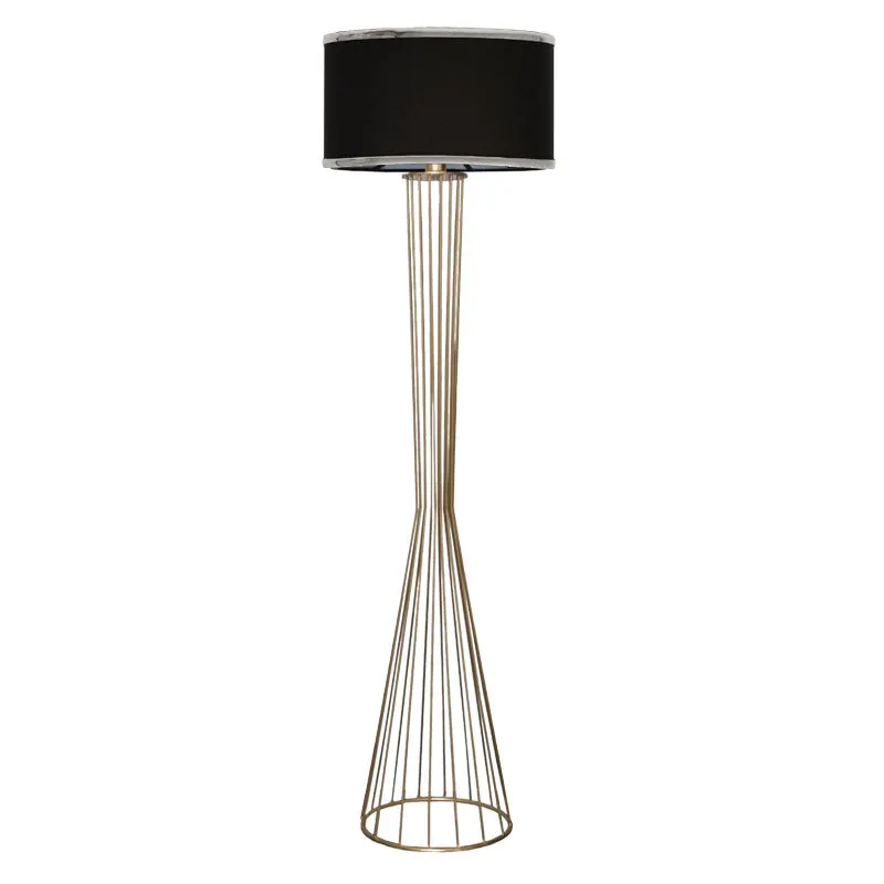 Lampadar Firdo, Negru, 38x155 cm - Negru