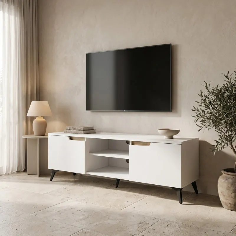 Comoda TV Kemvio, Sonoma, 150x38x44 cm - Sonoma
