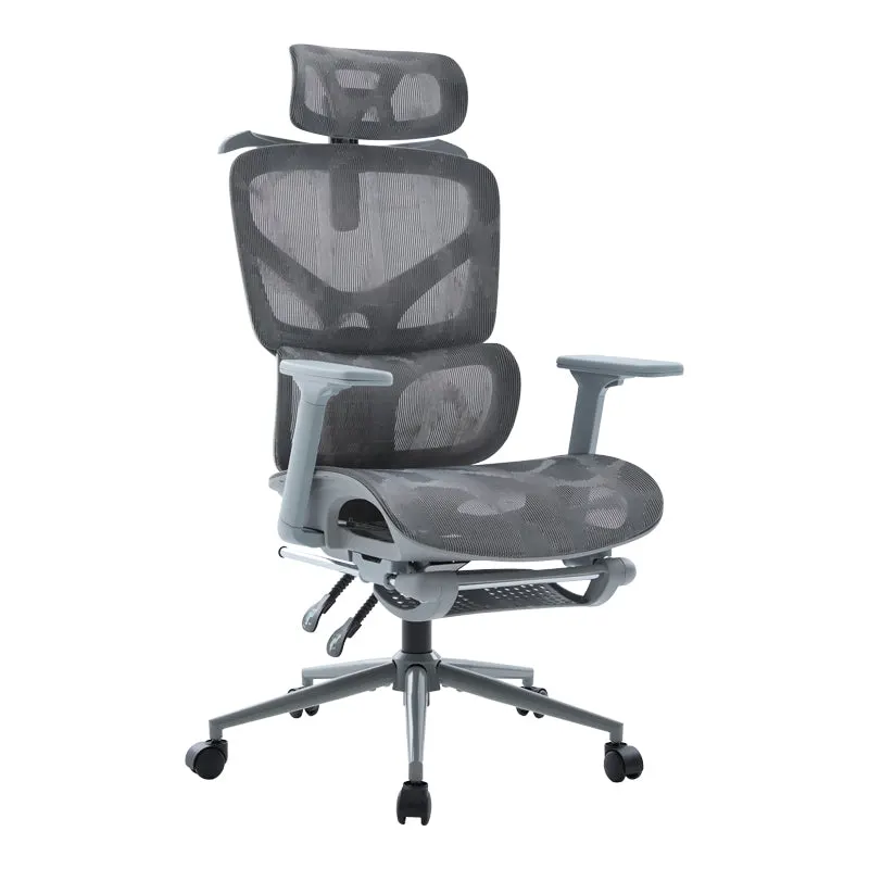 Scaun de birou directorial Vigo, 52x70x124 cm - Gri