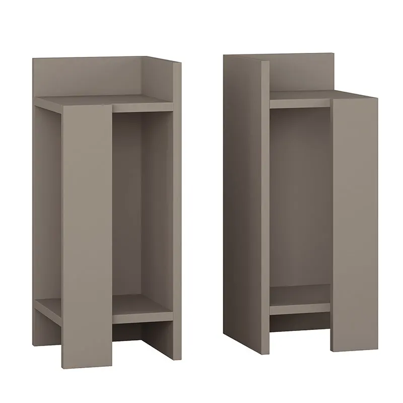 Noptiera Immerse set 2 bucati, 27x25x60 cm - Bej