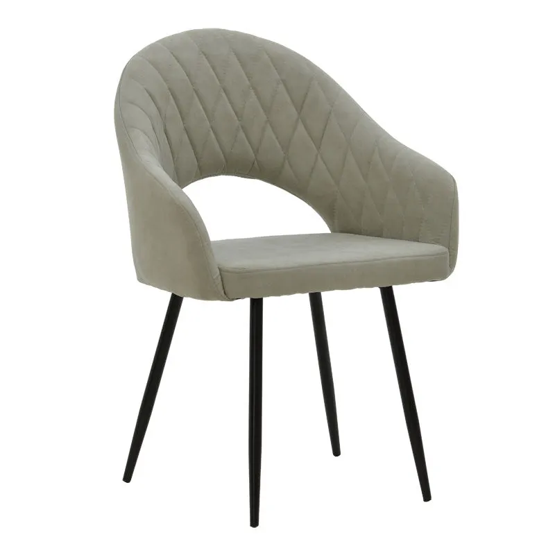 Fotoliu Macie textil, Gri - Maro, 58x50x85 cm - Gri