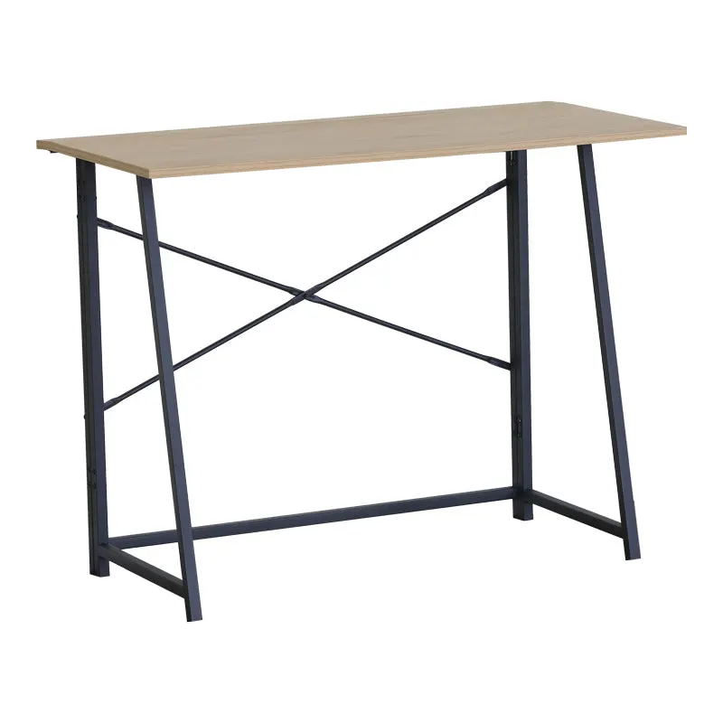 Birou pliabil Siklo, Stejar-Negru, 100x46x76 cm - Stejar salbatic-Negru