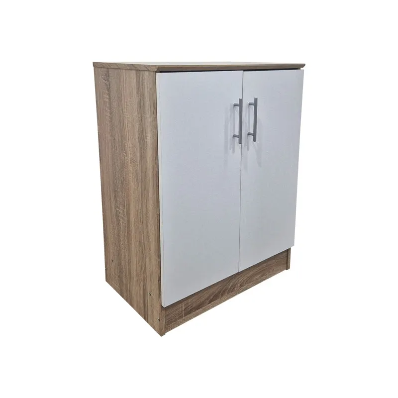 Pantofar for 6 pairs, Alb - Sonoma-Alb, 60x40x80 cm - Sonoma-Alb