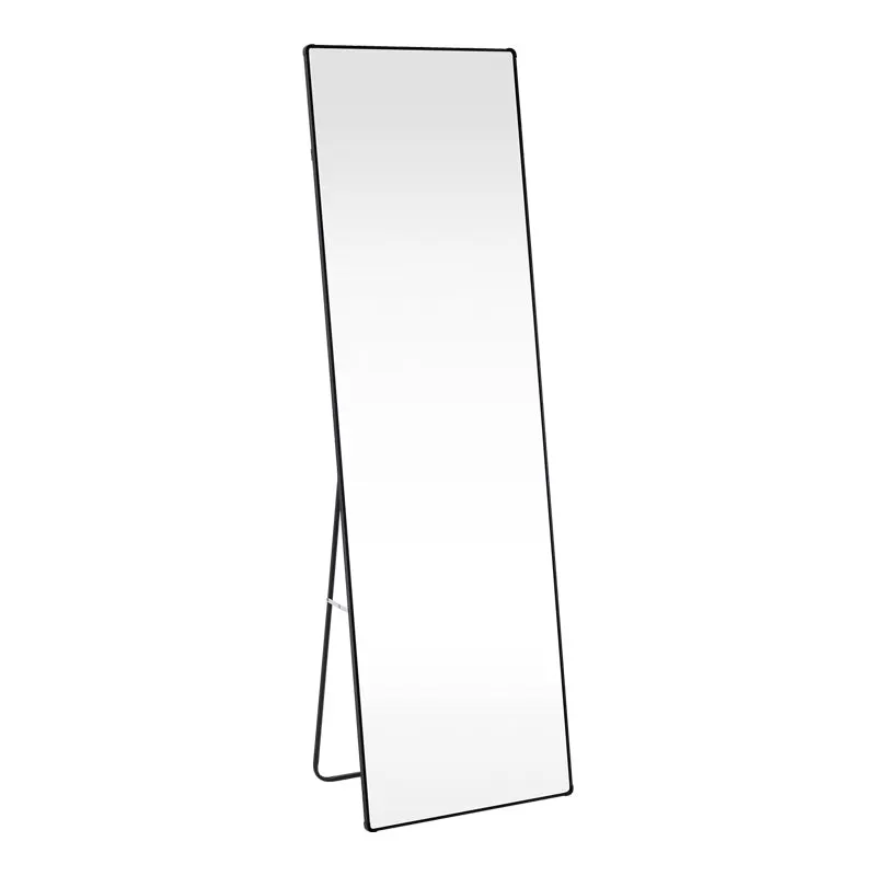 Oglinda decorativa Moira, Negru - Auriu, 50x28x160 cm - Negru