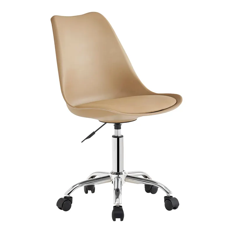 Scaun birou ergonomic Gaston II, Cappuccino, 48x57x77-90 cm - Bej