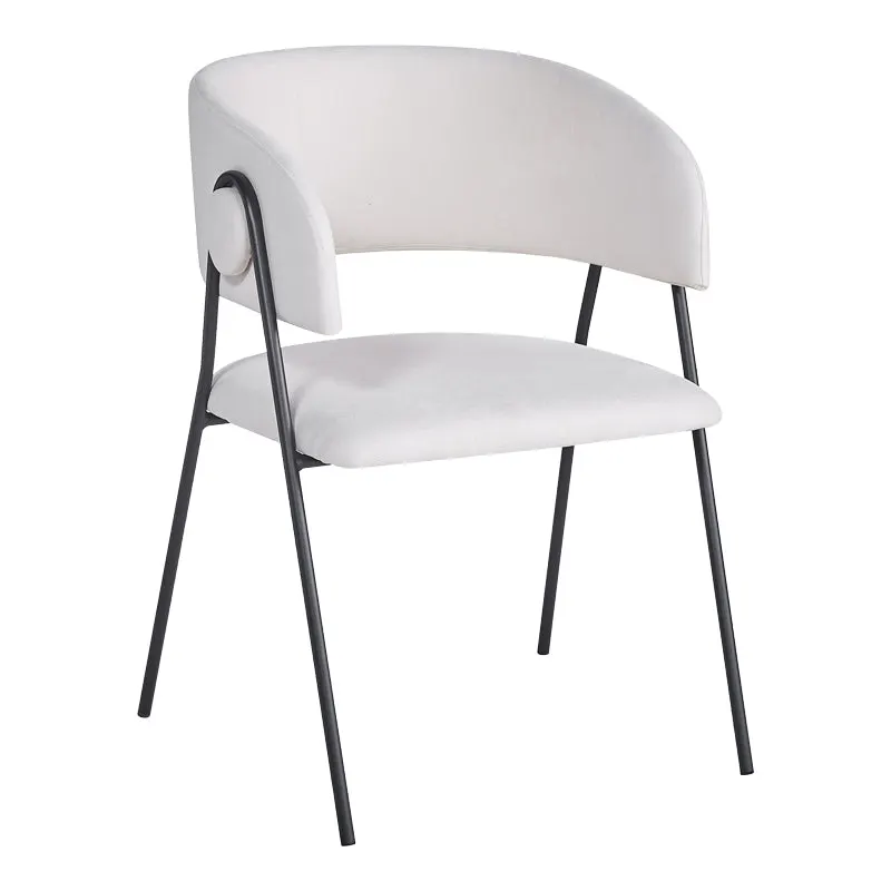 Scaun Rachele cu funcție confort, Antracit - Bej, Picioare Metalice, Negre, 52x65x79 cm - Bej