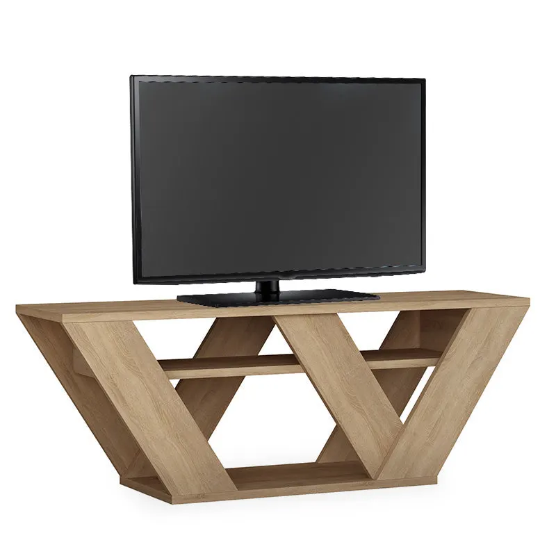 Suport TV Pipralla, Diverse culori, 110x30x40 cm - Stejar