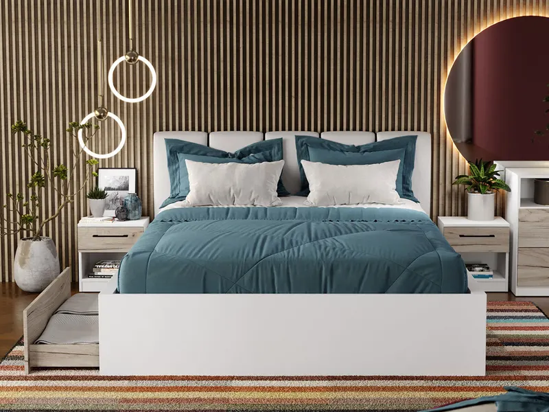 Set Mobila Dormitor Relax C20 tapitat — imaginea 2