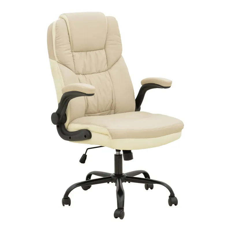 Scaun birou directorial cu funcție ergo Stellar, Bej-Ecru, Bej, 70x77x110-119 cm - Bej