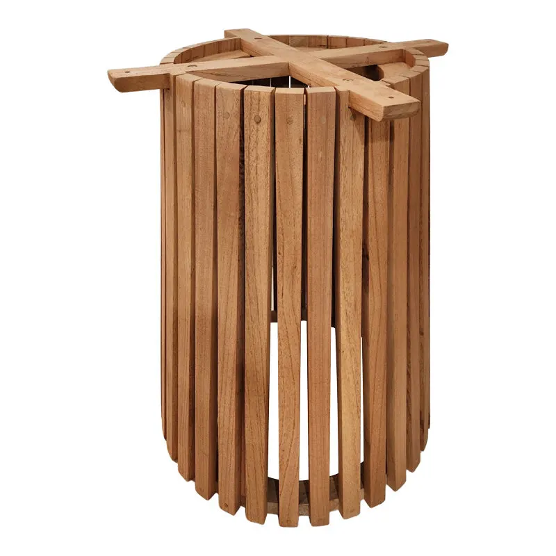 Bază masă interior cu structură stabilă, Galy I, Lemn mindi, Natural, 60x75 cm - Natur
