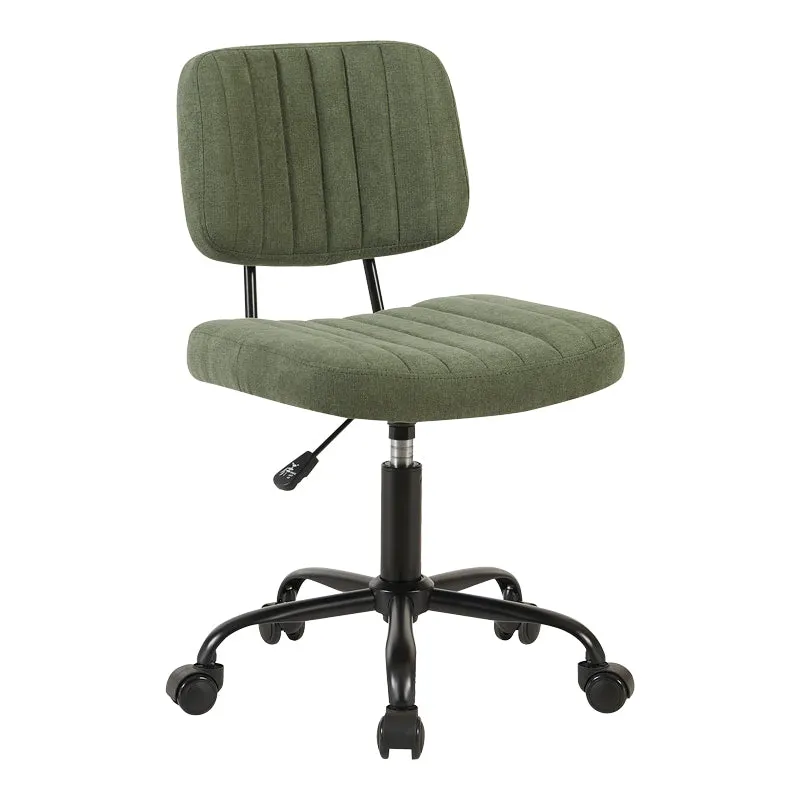Scaun de birou reglabil Warra, Verde, 50x52x76-86 cm - Verde