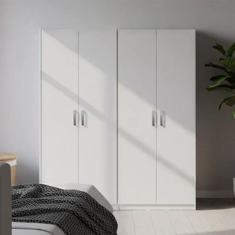 Dulap Athos I cu 4 usi, 160x42x180 cm - Alb
