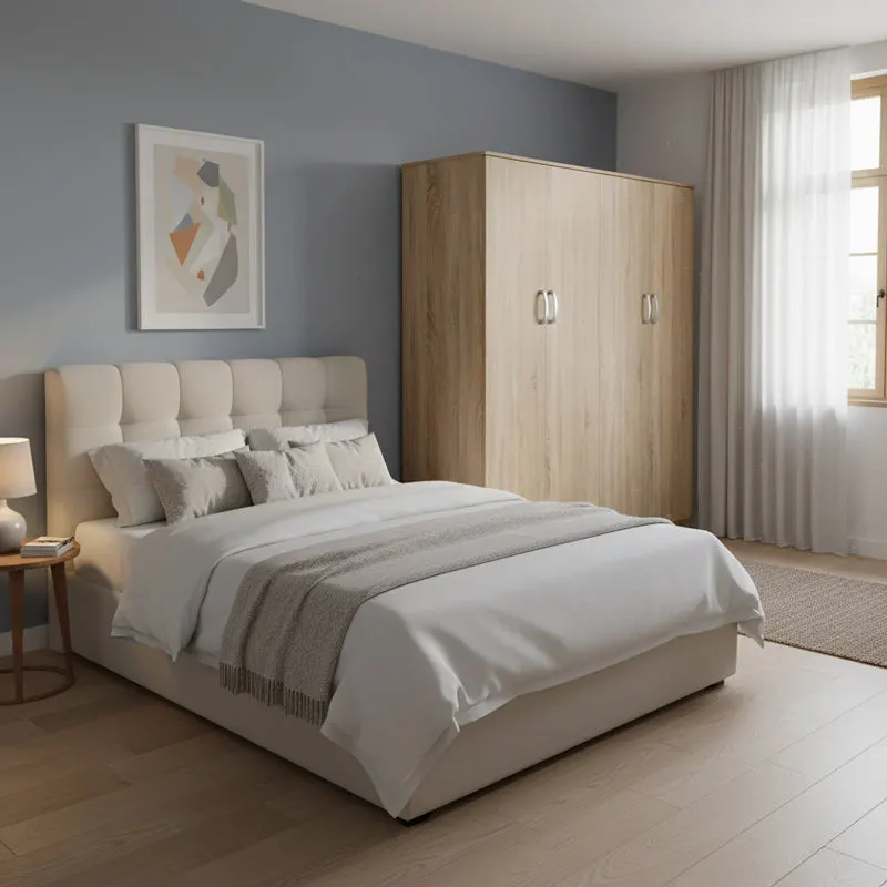 Dulap Athos I cu 4 usi, 160x42x180 cm - Stejar