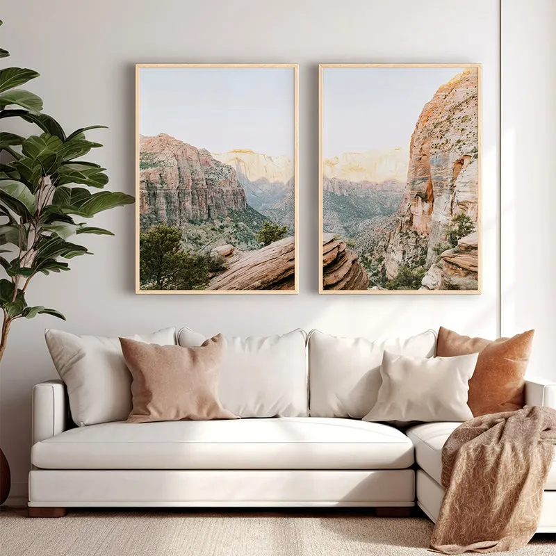 Tablou decorativ Secrea, Cadru, Multicolor, 33x48 cm - Multicolor