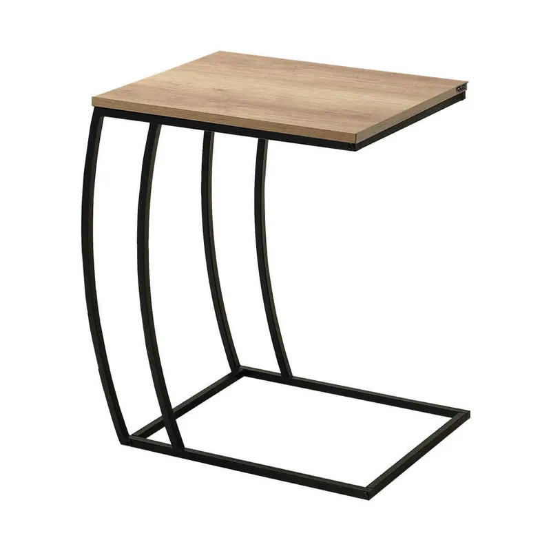 Masuta Cafea Laterala SHP-908-QQ-1 Home Collection® C shape, 50x62x35 cm - Natur