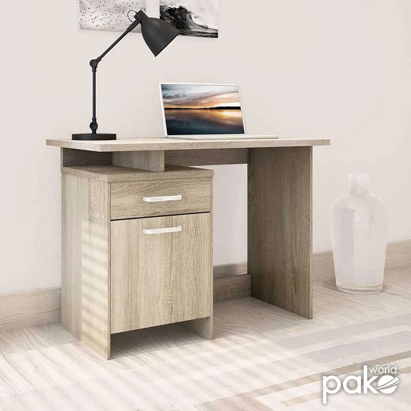 Birou copii MDF Looney, 100x55x75 cm - Sonoma
