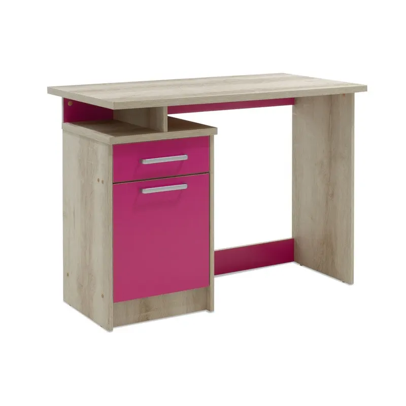Birou copii MDF Looney, 100x55x75 cm - Roz